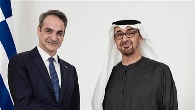 رئيس الإمارات ورئيس الوزراء اليوناني يبحثان تعزيز العلاقات الثنائية