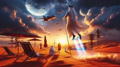  تحول السياحة الفضائية إلى ظاهرة بين أثرياء الخليج بعد رحلات بلو أوريجين