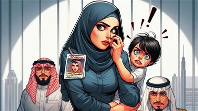 فضيحة لابنتي هند القحطاني بعد ظهور صور مع شقيقهما