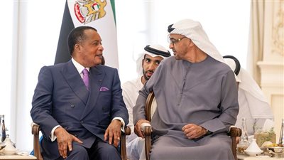 رئيس دولة الإمارات ورئيس جمهورية الكونغو يشهدان توقيع اتفاقية الشراكة الاقتصادية الشاملة