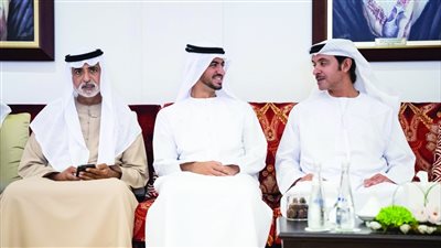 رئيس دولة الإمارات العربية المتحدة يحضر حفل زفاف عائلة آل نهيان