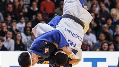 حسنة سعيد لاعبة منتخب سوريا تتأهل لنهائي بطولة العرب للجودو في عمّان