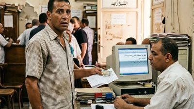 وقفت قدام موظف الشهر العقاري 