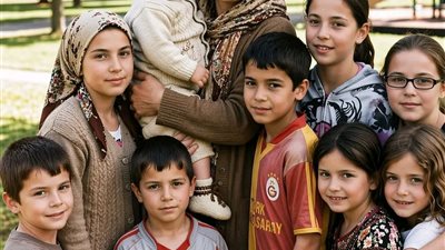 اعتنيت بأطفال اختي التسعه