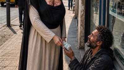 أعطيت أخر عشرة آلاف دينار عراقي كانت معاي لرجل مشرد