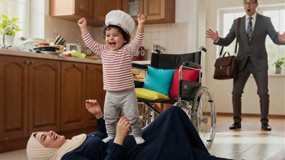 تظاهر مليونير بالسفر… فعاد ليجد معجزة في مطبخه قلبت حياته وابنه للأبد