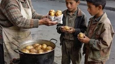 امرأة مسنه فقيرة