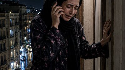 سمعت امي بتعيط في البلكونه