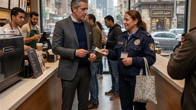 دفعت تمن قهوة لراجل غريب