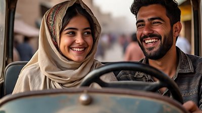 قصة وانا في الميكروباص