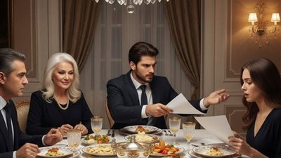 في عزومة العيلة جوزي رمى اوراق الطلاق على الترابيزة