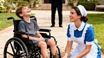 دخل المليونير منزله في وقت مبكر عن المعتاد فصدم مما تفعله المربية مع ابنه 