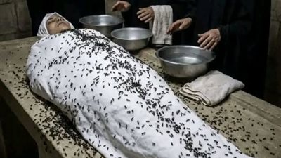 وهما بيغسلوها جسمها كان بينزل نمل 