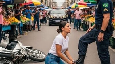 أذلّها شرطي في السوق… ولم يعلم أن وقوفها على ركبتيها كان بداية سقوطه