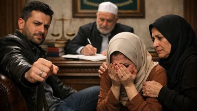 انا ومراتى وامها كنا قاعدين قصاد المأذون 