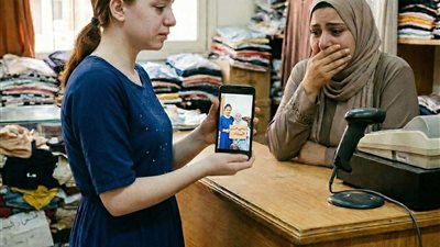في الخفاء نزلت من تمن الفستان 